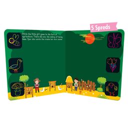 hellofriend books Hello Friend Books Chalk It Up! Board Book: At the Farm-  Colour and Create with 5 Coloured Chalks image 3