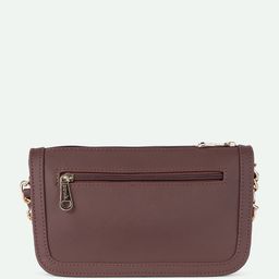 ZOUK Geometric Printed Structured Sling Bag image 3