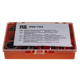 RS PRO BSP Self-Centring Imperial Kit Nitrile, Kit Contents 114 Pieces Model No 850704-19