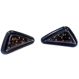 Auto Pearl Smoke Triangle LED Motorcycle Turn Signal Indicator Light Amber Compatible For Suzuki Gsx_R1300_Hayabusa (Pack of 2)-75