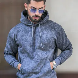 Maniac Men Printed Hooded Sweatshirt-image-13