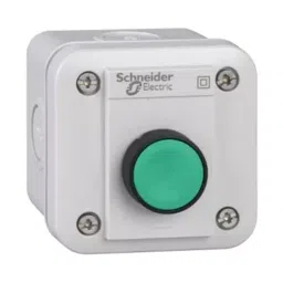 Schneider Electric Control Station Push Button XALE XB7 22 mm Dia. Light Grey, XALE1021-47