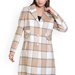 Hallinton Checked Notched-Collar Longline Overcoat-picture-50
