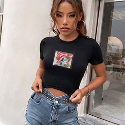 sollobell Print Cotton Crop Top-image-45