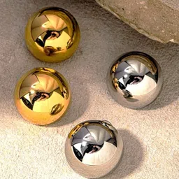 V FASHION JEWELLERY Set Of 2 Stainless Steel Spherical Studs-image-27