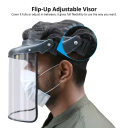 Oriley Reusable Face Shield with Adjustable Elastic Strap OR-FCM0I image 2