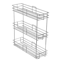Slimline APR Bottle Pullout 3 Shelf Nickel Chrome Finish 533x508x152 mm (21x20x6 inch)-picture-33