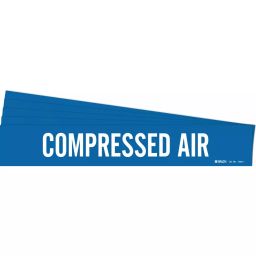 BRADY Pipe Marker Compressed Air Blue & White for 2-1/2 to 7-7/8 inch Outer Diameter Pipe, 781VX2 (Pack of 5 Pcs)-image-73