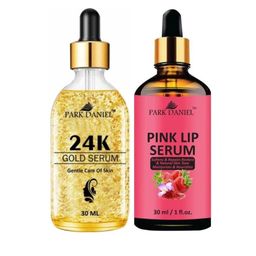 Park Daniel Set Of 2 24K Gold Face Serum & Pink Lip Serum - 30 ml Each-3