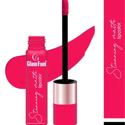 GlamFam Set Of 2 Stunning Matte Waterproof Lip Color- 5 ml Each- Rouge 10 image 5
