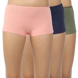 Shyygl Set of 3 High-Rise Boy Shorts Briefs-image-84