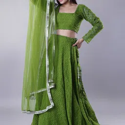 Utsav Fashion Embroidered Thread Work Ready to Wear Lehenga & Blouse With Dupatta-picture-58