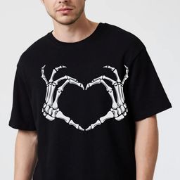 Fashnobic Men Graphic Printed Round Neck Oversized T-shirt-picture-45