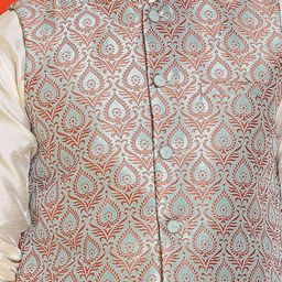 Anouk Printed Woven Nehru Jacket image 3