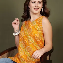 KALAMIR Women Ethnic Motifs Printed Top-picture-27