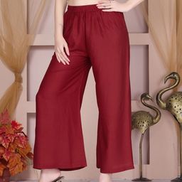 Vivika Women Slip-on Flared Regular Palazzos-image-94