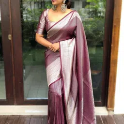 Visit Wear Woven Design Zari Pure Silk Banarasi Saree-image-19