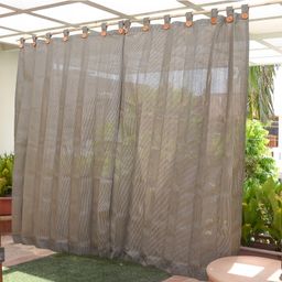 Hippo Loop Curtains with Sun Protection Pack of 2-Desert Storm - 4.5FTX4.5FT-picture-18