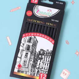 ZOE Sketching Pencils Pack of 12 - Black-16