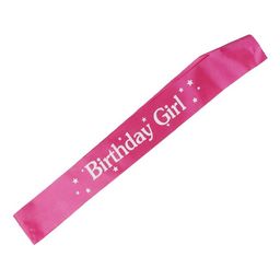Decor Mantra birthday girl printed sash fo rgirls birthday celebration- Pink - Pack of 1-image-32