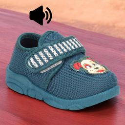 Lil Lollipop Dog Patch Detailed With Velcro Closure Musical Shoes - Green-image-74
