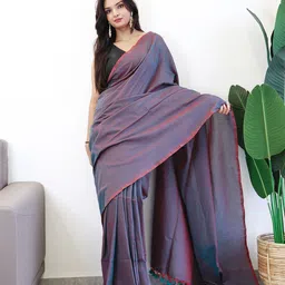 Anouk Pure Cotton Saree with Blouse Piece-image-65