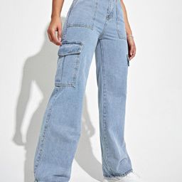 Aadvi Fashion Women Smart Straight Fit High-Rise Cargos Trousers-image-96
