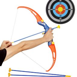 SUPER TOY Kids Bow & Arrow Toy Archery Set with Target Board - Multicolor image 3