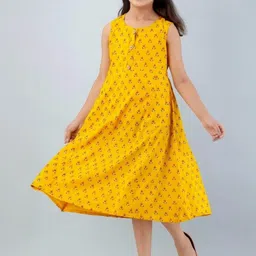 DMP EXPORT Floral Print A-Line Midi Dress-picture-8