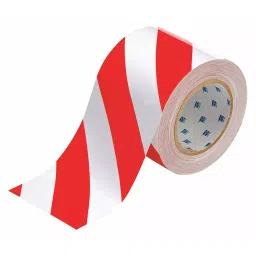 BRADY Floor Marking Tape Continuous Roll Striped Red/White No Legend 4 inch x 100 ft x 8 mm, 11Z115-image-89