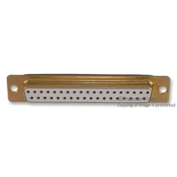CINCH CONNECTIVITY SOLUTIONS D SUB CONNECTOR, STANDARD, 37 POSITION, RECEPTACLE, DC37S-5