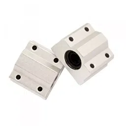 Invento 2pcs SC6UU 6mm Linear Bush Ball Al Block Bearing for 3D Printer/CNC/DIY Projects ISC 308-15