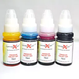 Cartridge Xpert Liquid Premium Inkjet Ink Cyan Megenta Yellow Black Set of 4 70 ml Each CXCG3000-24