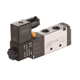 RS PRO 5/2 Pneumatic Solenoid Valve - Solenoid/Spring G 1/8 RV Series Model No 2351242-13