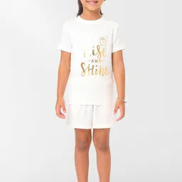 Nuego Girls Printed Night suit-image-35