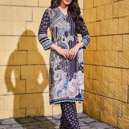Biba Floral Printed Kurta With Palazzo-image-46
