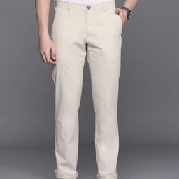 Louis Philippe Sport Men Slim Fit Solid Mid-Rise Chinos-image-40
