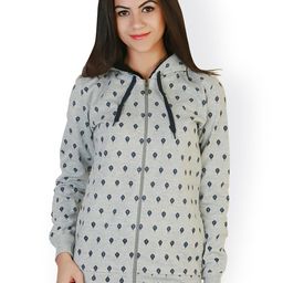 Belle Fille Grey Printed Jacket-image-15