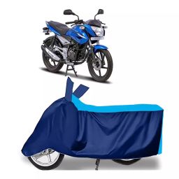 Auto Pearl Two Wheeler Cover for Bajaj XCD 125cc - Cyan, Blue-image-12