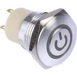 RS PRO Illuminated Push Button Switch Latching 16 mm SPST Green LED 36 V DC, 1759283-picture-40