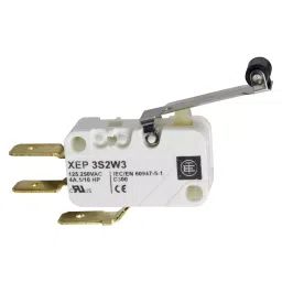 TELEMECANIQUE SENSORS Limit Switches LIMIT SW, ROLLER LEVER, SPDT, 15A, 250V, XEP3S1W3B529-54