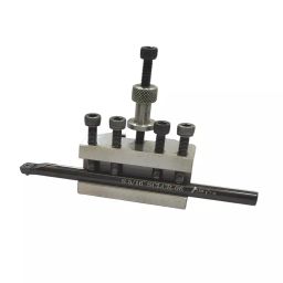 A.D INTERNATIONAL Quick Change Tool Post Boring Vee Holder Size T37 With Boring Bar and Insert Key for Myford and Similar Lathes, PY-1ZH5-XH85-image-79