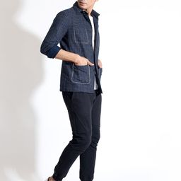 VIVEK KARUNAKARAN Men Open Front Jacket image 2