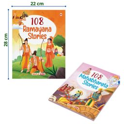 Stories from the Ramayana and the Mahabharata Illustrated Story Books for kids Pack of 2 Books - English-10