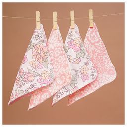 Fancy Fluff Pack of 4 Bamboo Muslin Napkins - Bloom-image-90