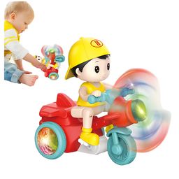 NEGOCIO Cute Boys Electric Tricycle Toy Kindergarten Toys Kids Boys Electronic Toys Cartoon Motorcycle for Kids - PACK OF 1 - COLOR MAY VARY-18