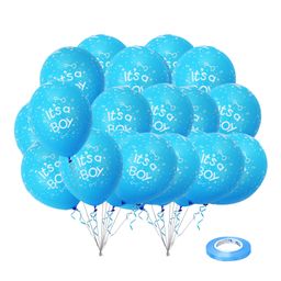 Zyozi Its A Boy Printed Blue Balloons For Baby Boy Birthday/Baby Shower Decorations (PACK OF 51)-image-10