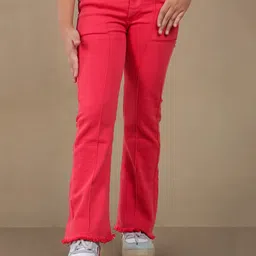 Nino Togs Solid Jeans - Red-picture-3