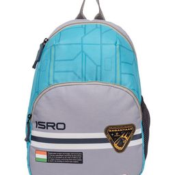 QIPS ISRO Printed School Bag Light Blue - Height 12 Inches-image-35