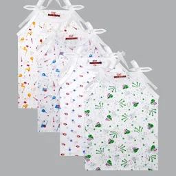 DON CARE Pack of 4 Kids Cotton Vests For 0-3 Months Old-39